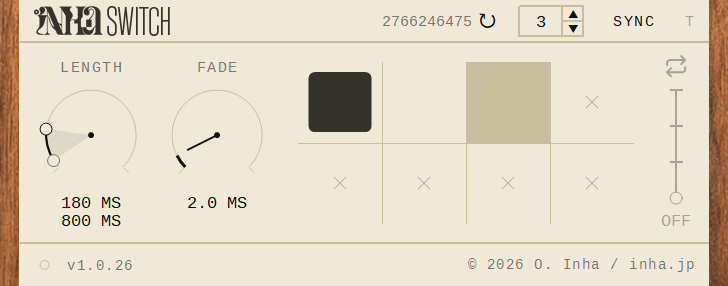Screenshot of INHA Switch