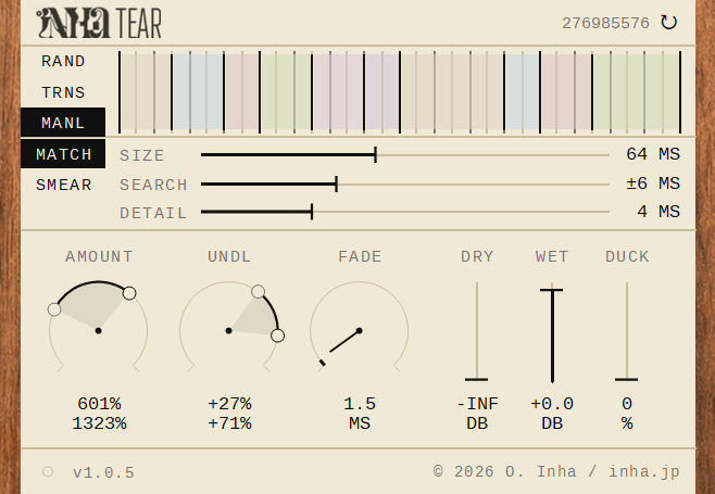 Screenshot of INHA Tear